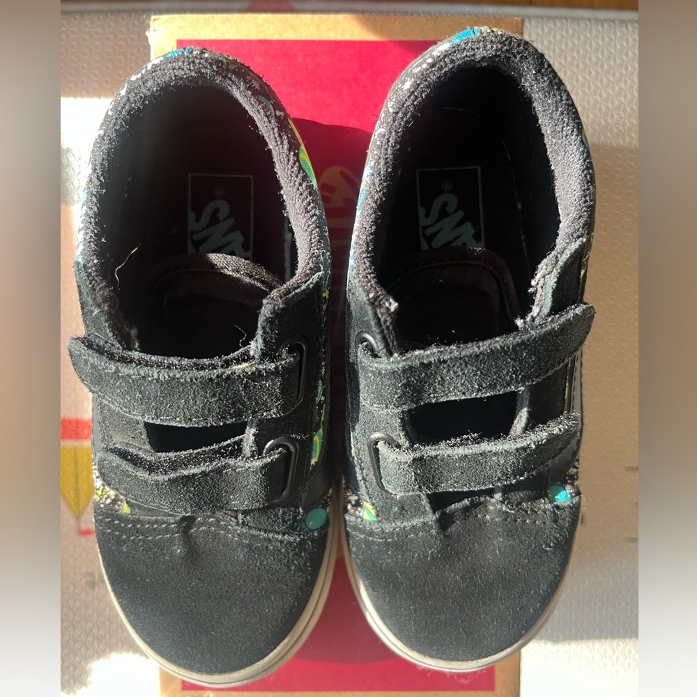 Vans Toddler Old Skool V Cosmic Glow Shoes - Toddler - Size 9.5 - Picture 9 of 10